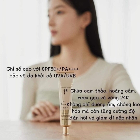 Set chống nắng chống nhăn Whoo 73kw tăng dung lượng 75ml  (8ea)