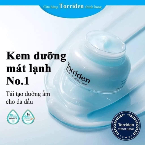 Kem dưỡng siêu căng bóng Torriden Dive in Soothing Cream 100ml (75ea)