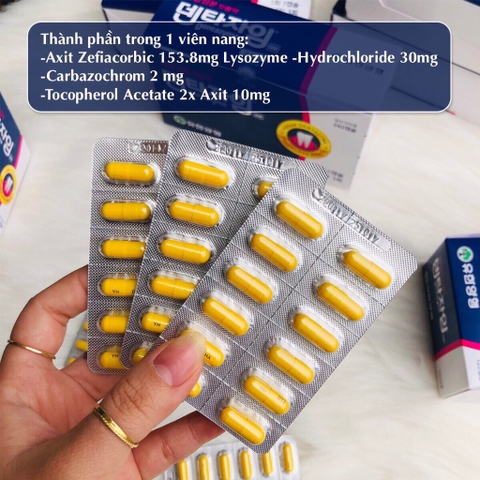 Thuốc đặc trị đau răng hỗ trợ khoẻ lợi chảy máu chân răng hàng hiệu thuốc yuhan ngày 2-3 viên (40ea)