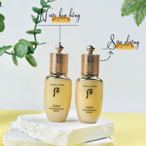 Set kem tái sinh Whoo Bichop tặng tinh chất 250kw (6ea) tăng 1%