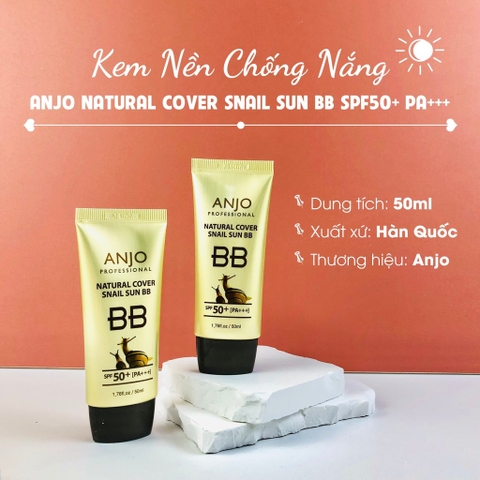 Kem che khuyết điểm ốc sên BB Anjo  50ml (120ea)