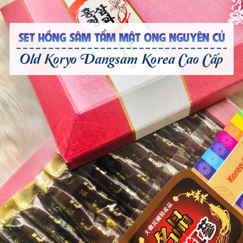 Sâm nguyên củ tẩm mật ong cao cấp 11 củ to (10ea)