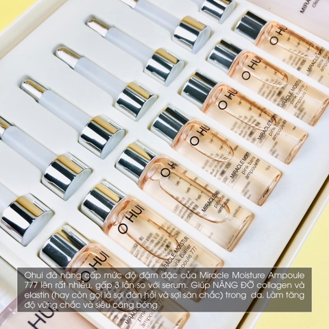 Set tinh chất tế bào gốc ohui căng bóng 777 130kw tăng 1% (20ea)