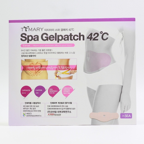 Dán tan mỡ bụng spa 42 độ bịch 5 miếng mẫu mới ( 100ea)