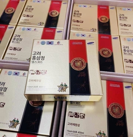 Hồng sâm người lớn 6 năm tuổi 365 hộp 30 gói (20ea)