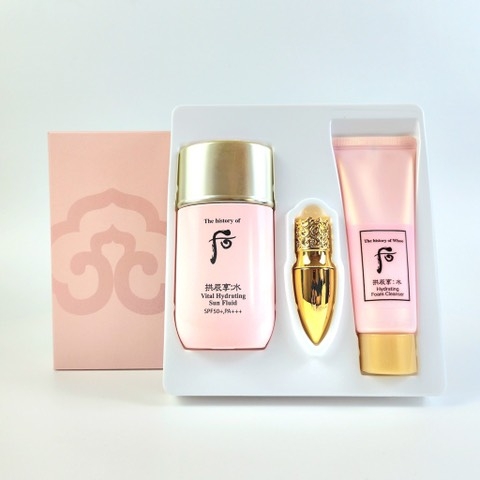 Set chống nắng whoo hồng tăng 1% 48kw (20ea)