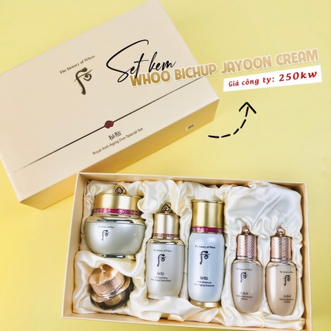 Set kem tái sinh Whoo Bichop tặng tinh chất 250kw (6ea) tăng 1%