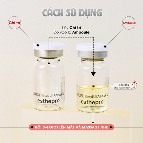 Chỉ tơ tằm esthemax chitossil (52ea)