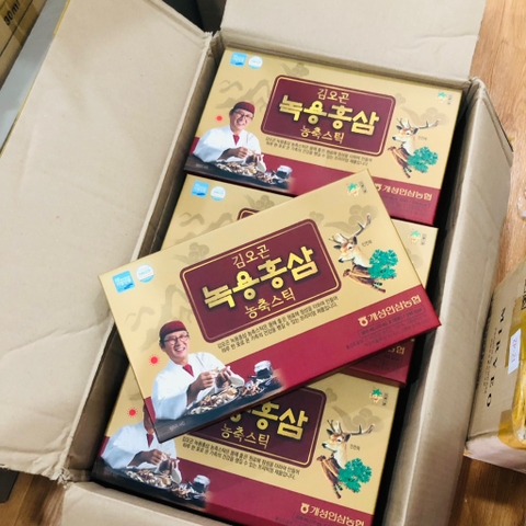 Nước sâm lộc nhung hươu ông dược sỹ 30 gói 10ml (15ea)