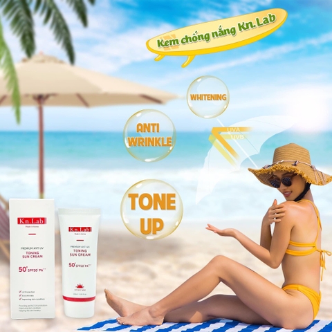 Kem chống nắng nâng tone dưỡng trắng  Kangnamlab Kn.Lab 60ml (100ea)