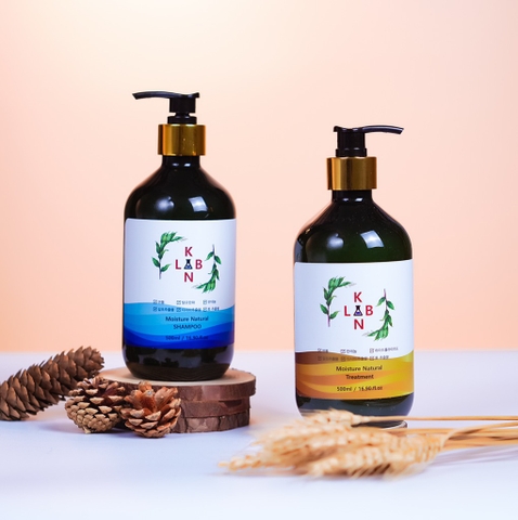 B01-Cặp dầu gội trị liệu, trị gàu và chống rụng tóc KangnamLab - Kn.Lab 500ml + 500ml (25ea)
