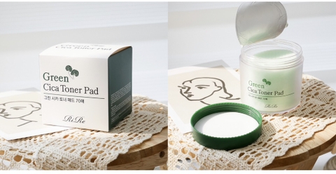 Miếng nước hoa hồng rau má Rire toner pad 70 miếng (40ea)