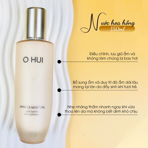 Set nước hoa hồng ohui hồng 60kw (12ea)