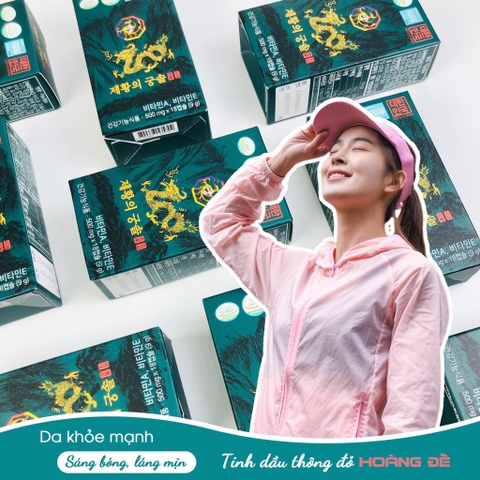 Tinh dầu thông đỏ hoàng đế 180 viên Cheon Je Hwang (10ae)