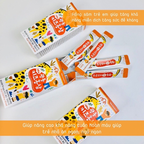 Hồng Sâm trẻ em kwangdong 30 gói 10gam (20ea)