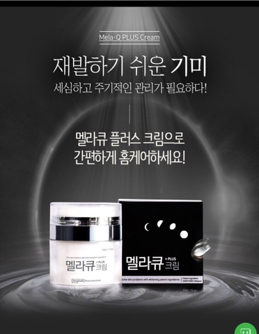 Kem dưỡng trắng trị nám Mela Q hiệu thuốc 50g (100ea)