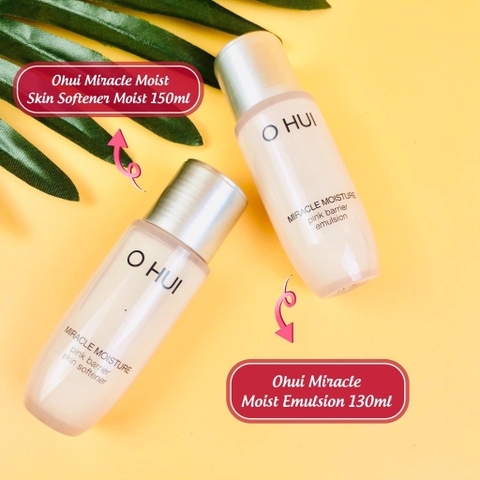 Set ohui hồng dưỡng ẩm 3sp 115kw tăng 1% (8ea)