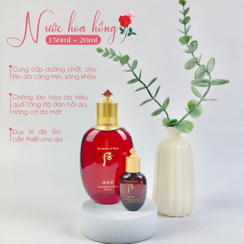 Set whoo đỏ chống lão hoá 3sp 226kw tăng 6% (8ea)