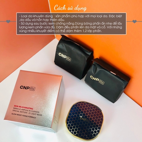 Set phấn cnp cao cấp tặng 2 lõi số 21 70kw (20ea)