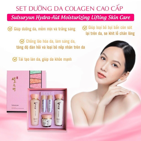 B01 - Set dưỡng da đông y dưỡng trắng cấp ẩm hồng 3sp (20ea)