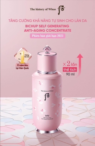 Set tinh chất tái sinh bichop bản giới hạn hồng 200kw (10ea)