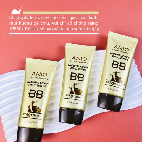 Kem che khuyết điểm ốc sên BB Anjo  50ml (120ea)