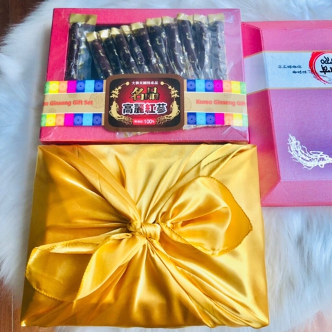 Sâm nguyên củ tẩm mật ong cao cấp 11 củ to (10ea)