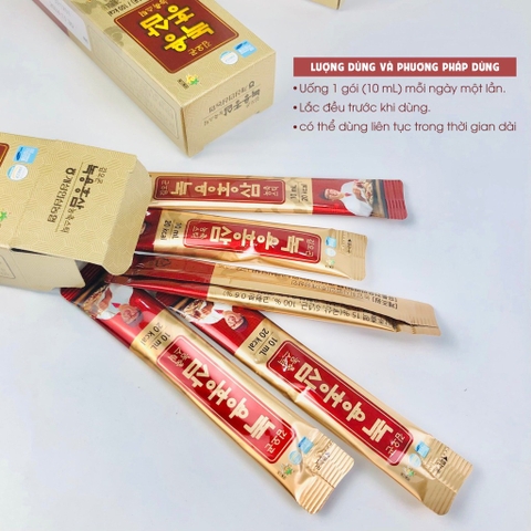 Nước sâm lộc nhung hươu ông dược sỹ 30 gói 10ml (15ea)