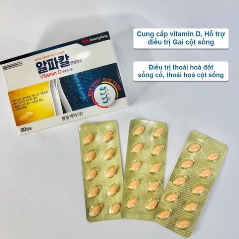 Thuốc đặc trị thoái hoá đốt sống hiệu thuốc Kwangdong 180 viên (47ea)