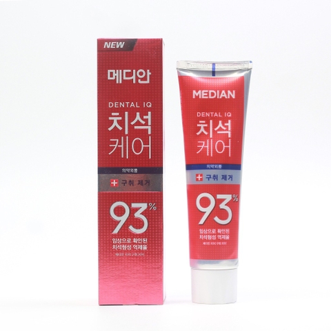 B01- (VAT) Kem Đánh Răng Median 93 màu đỏ (30ea)