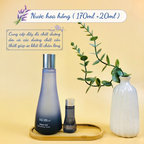 Set Sum xanh trị mụn cấp ẩm 3sp 145kw (8ea)