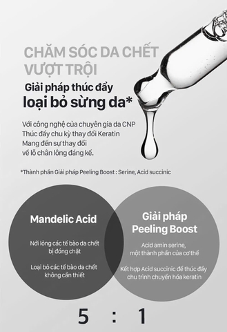 Tinh chất thu nhỏ chân lông AHA CNP 50ml