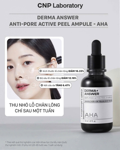 Tinh chất thu nhỏ chân lông AHA CNP 50ml