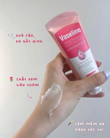 Kem Dưỡng Da Tay Vaseline Hàn Quốc Làm Mềm Da, Cấp Nước Ẩm Mượt Hàn Quốc 60ml