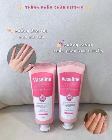 Kem Dưỡng Da Tay Vaseline Hàn Quốc Làm Mềm Da, Cấp Nước Ẩm Mượt Hàn Quốc 60ml