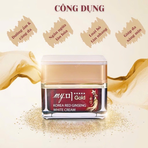 Kem Dưỡng Da Ban Ngày Hồng Sâm My Gold Hàn Quốc 50ml