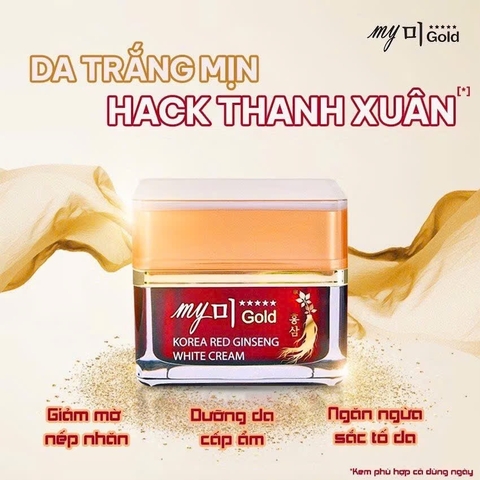 Kem Dưỡng Da Ban Ngày Hồng Sâm My Gold Hàn Quốc 50ml