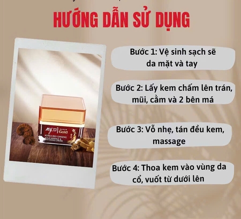 Kem Dưỡng Da Ban Ngày Hồng Sâm My Gold Hàn Quốc 50ml