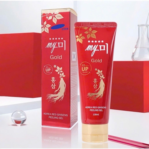 Tẩy tế bào chết hồng sâm Korea Red Ginseng Peeling Gel My Gold 130ml