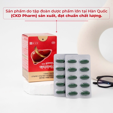 Viên uống hỗ trợ giải độc mát gan, viêm gan Chong Kun Dang Hộp 120 viên