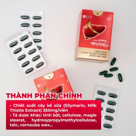 Viên uống hỗ trợ giải độc mát gan, viêm gan Chong Kun Dang Hộp 120 viên