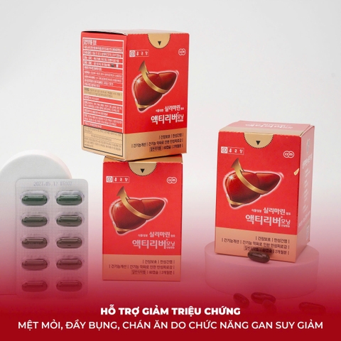 Viên uống hỗ trợ giải độc mát gan, viêm gan Chong Kun Dang Hộp 120 viên