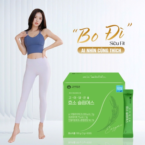 Bột giảm cân thon gọn dáng hỗ trợ tiêu hoá Enzyme Goidameun 60 gói