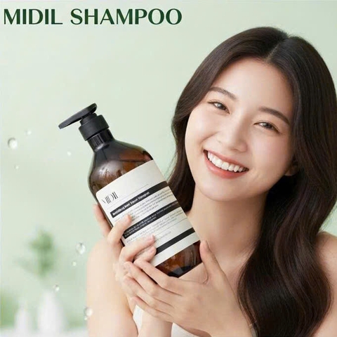 Dầu gội men bia ngăn rụng tóc MIDIL Revitalizing Beer Yeast Shampoo 1015g