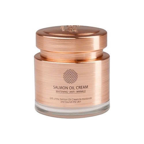 Kem Dưỡng Trắng Da, Chống Lão Hóa Dầu Cá Hồi Cre8skin Salmon Oil Cream 80g – Dưỡng Ẩm, Làm Mịn, Ngừa Thâm Nám