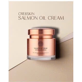 Kem Dưỡng Trắng Da, Chống Lão Hóa Dầu Cá Hồi Cre8skin Salmon Oil Cream 80g – Dưỡng Ẩm, Làm Mịn, Ngừa Thâm Nám