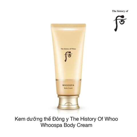 KEM DƯỠNG THỂ ĐÔNG Y THE HISTORY OF WHOO WHOOSPA BODY CREAM 200ml
