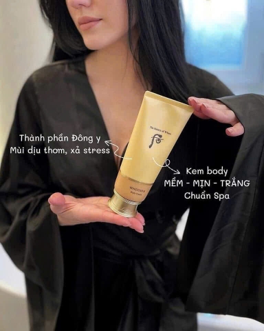KEM DƯỠNG THỂ ĐÔNG Y THE HISTORY OF WHOO WHOOSPA BODY CREAM 200ml