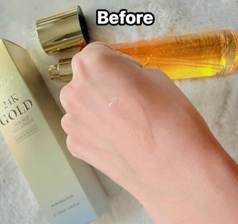Tinh chất dưỡng sáng & chống lão hóa ELUJAI 24K Gold Double Collagen Essence Skin 120ml