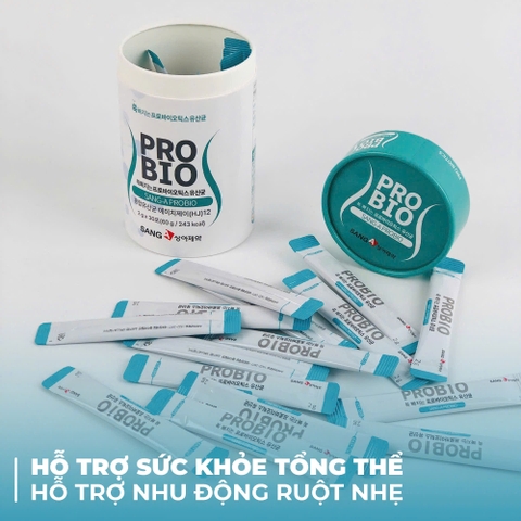 Men vi sinh hỗ trợ tiêu hóa Probio Sang-A Probio Hộp 30 gói x 2g